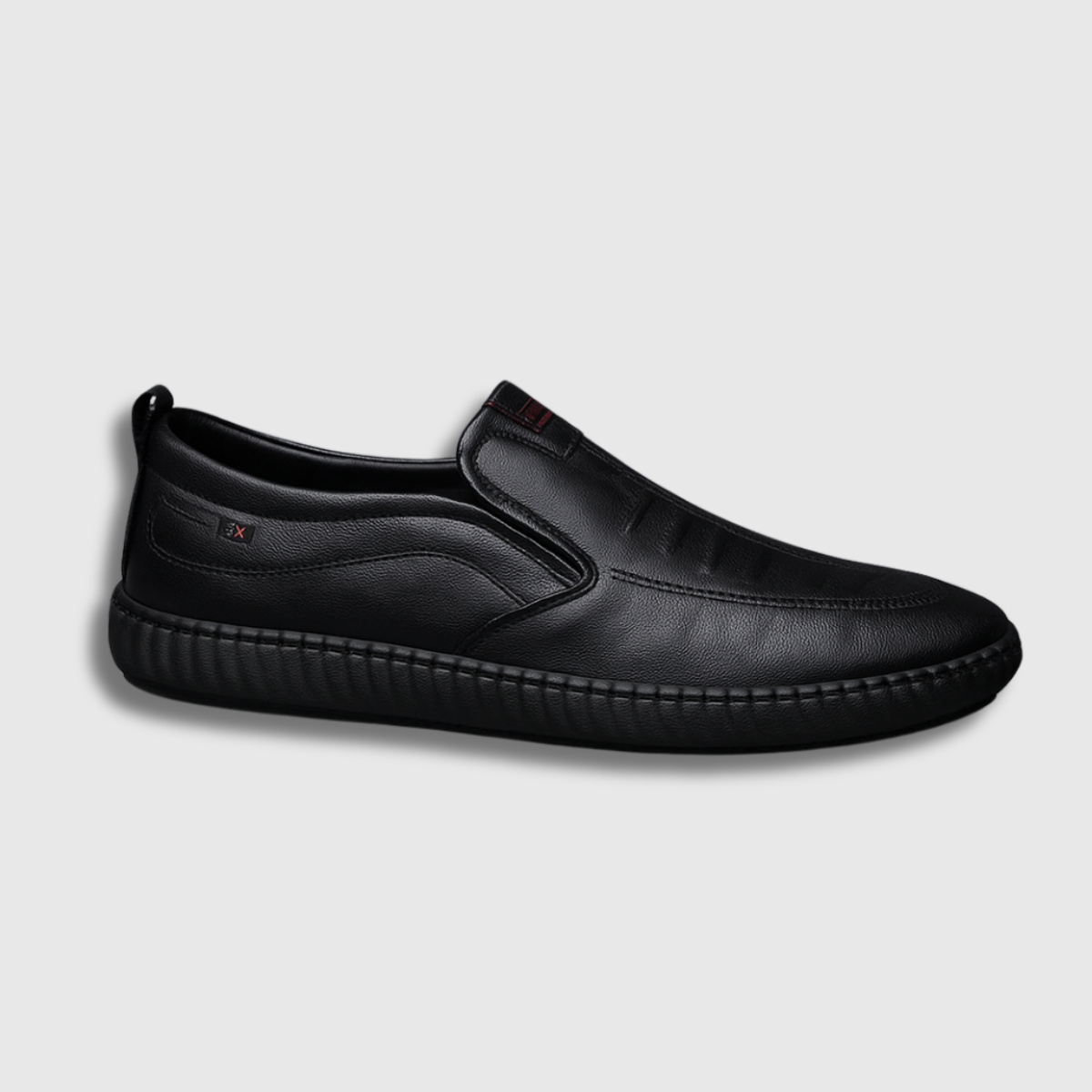 Privazz – Men’s Leather Slip-On Moccasins