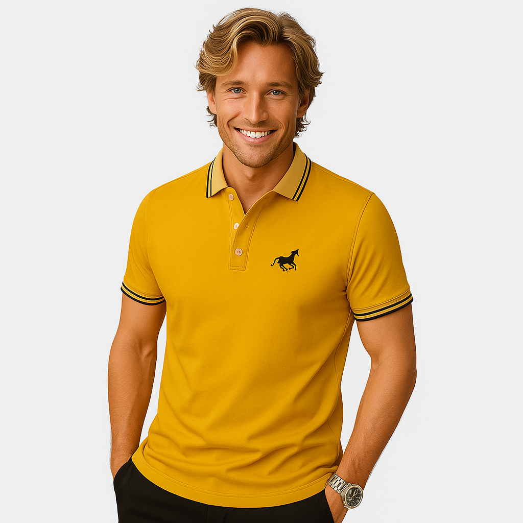 Privazz – Men’s Polo with Contrasting Details
