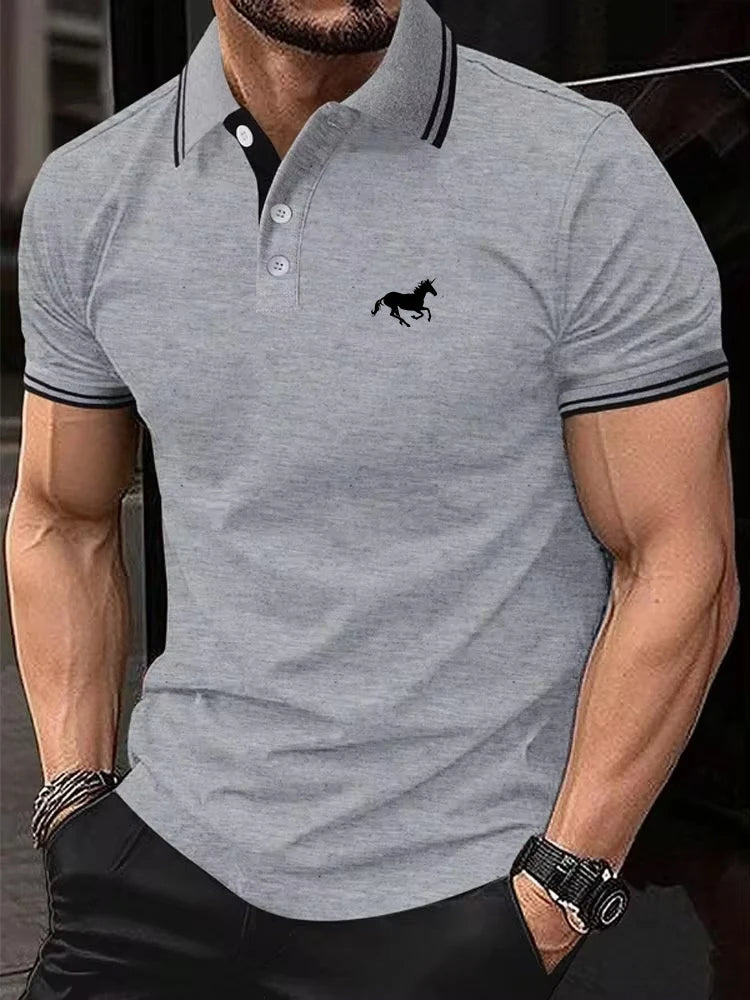 Privazz – Men’s Polo with Contrasting Details