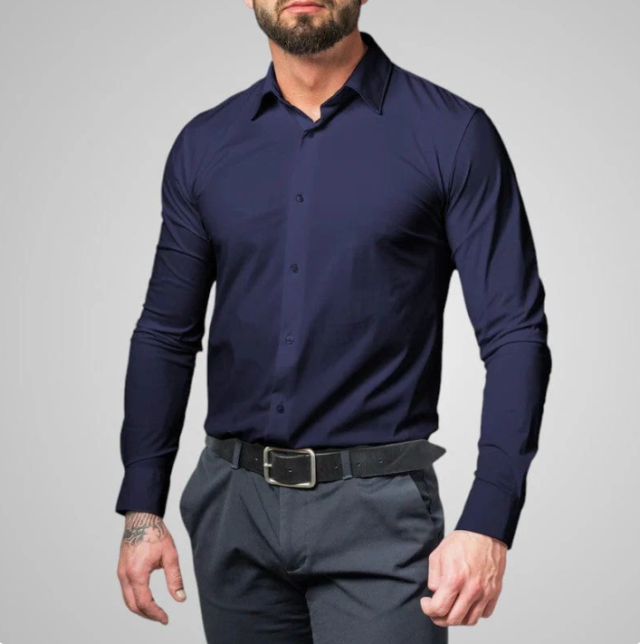 Privazz – Men’s Stretch Shirt – Elegance and Full Freedom of Movement