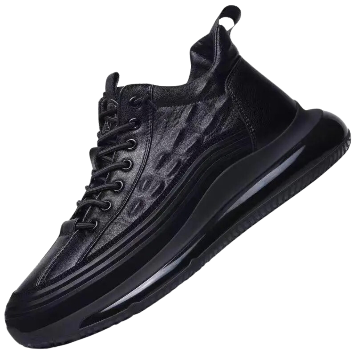 Privazz - Italian Crocodile Print Air Cushion Casual Shoes for Men