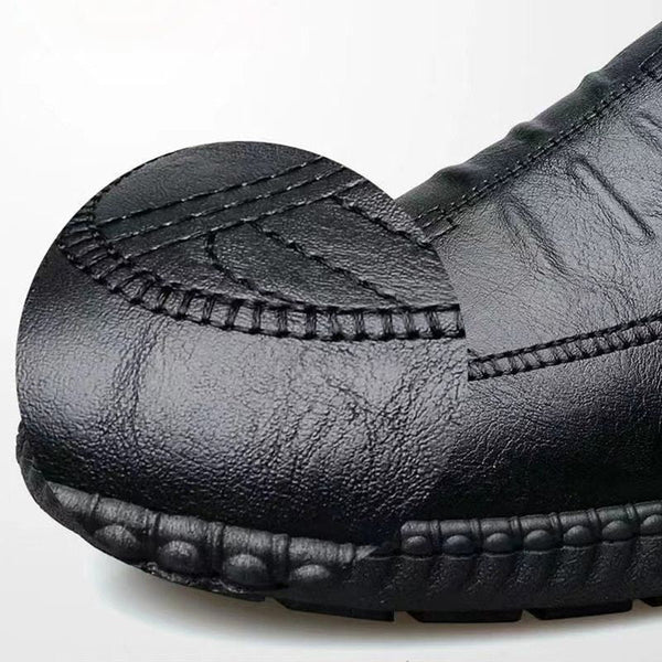 Privazz - Leather Slip-On Moccasins for Men