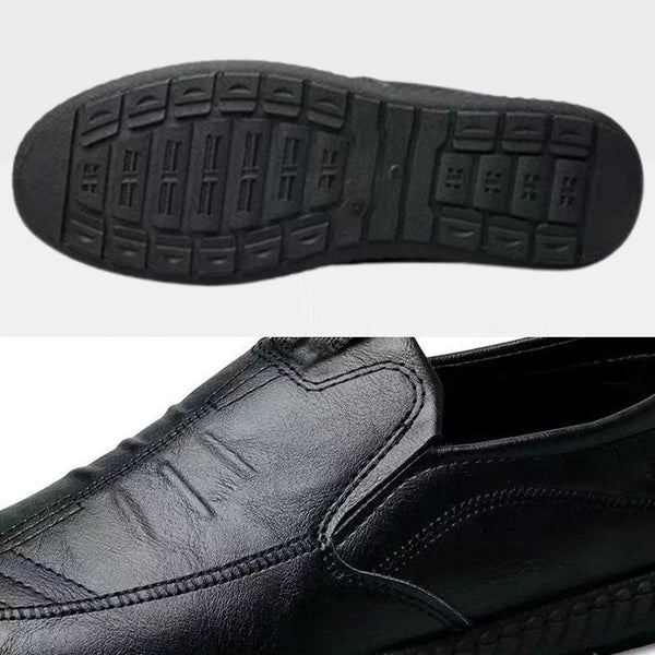 Privazz - Leather Slip-On Moccasins for Men