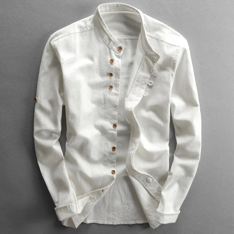 Privazz - Mandarin Collar Shirt Osaka™