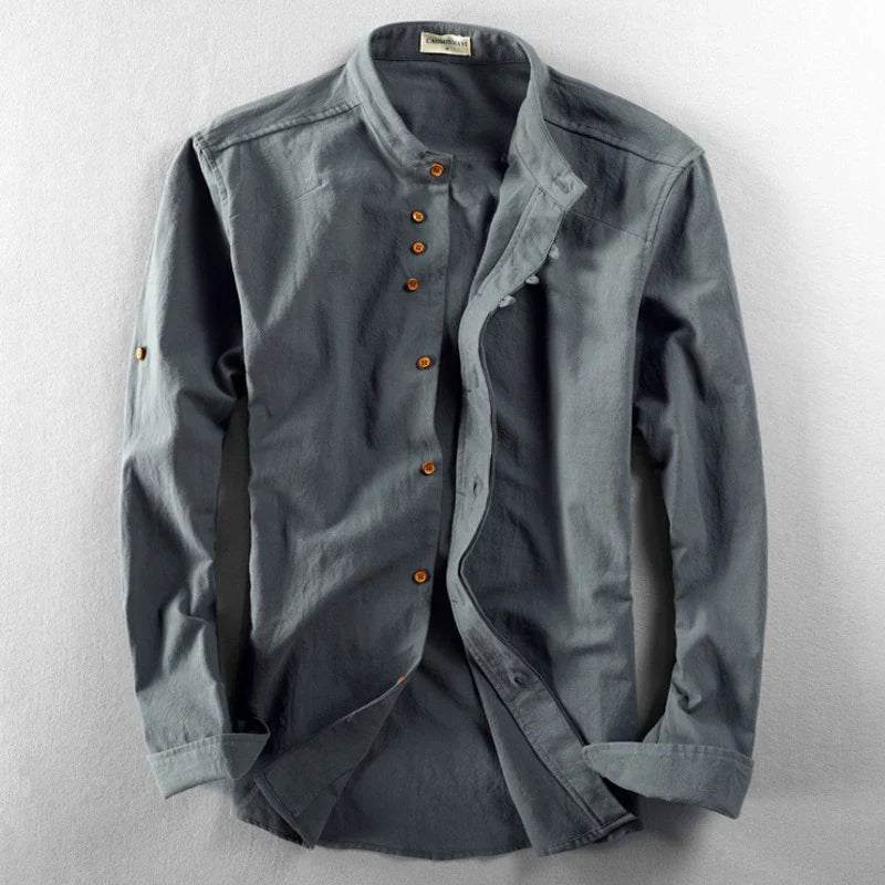 Privazz - Mandarin Collar Shirt Osaka™