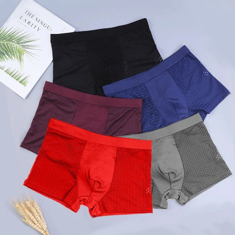 Privazz - Set of 10 Bamboo Fibre Boxers [Pay for 5, Get 10]