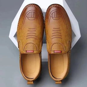 Privazz - Leather Slip-On Moccasins for Men